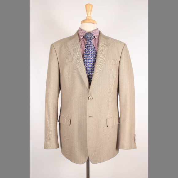 Armani Collezioni Other - Armani Collezioni 44R Beige Sport Coat Y628